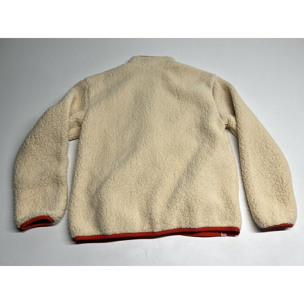 Lego Collection Deep Pile Sherpa Women Size XS Fleece Coat Contrast Pocket - Picture 2 of 6